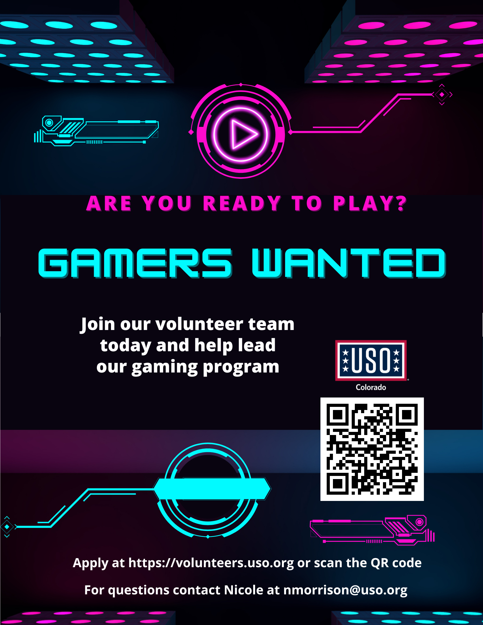 USO--Gamers Wanted 