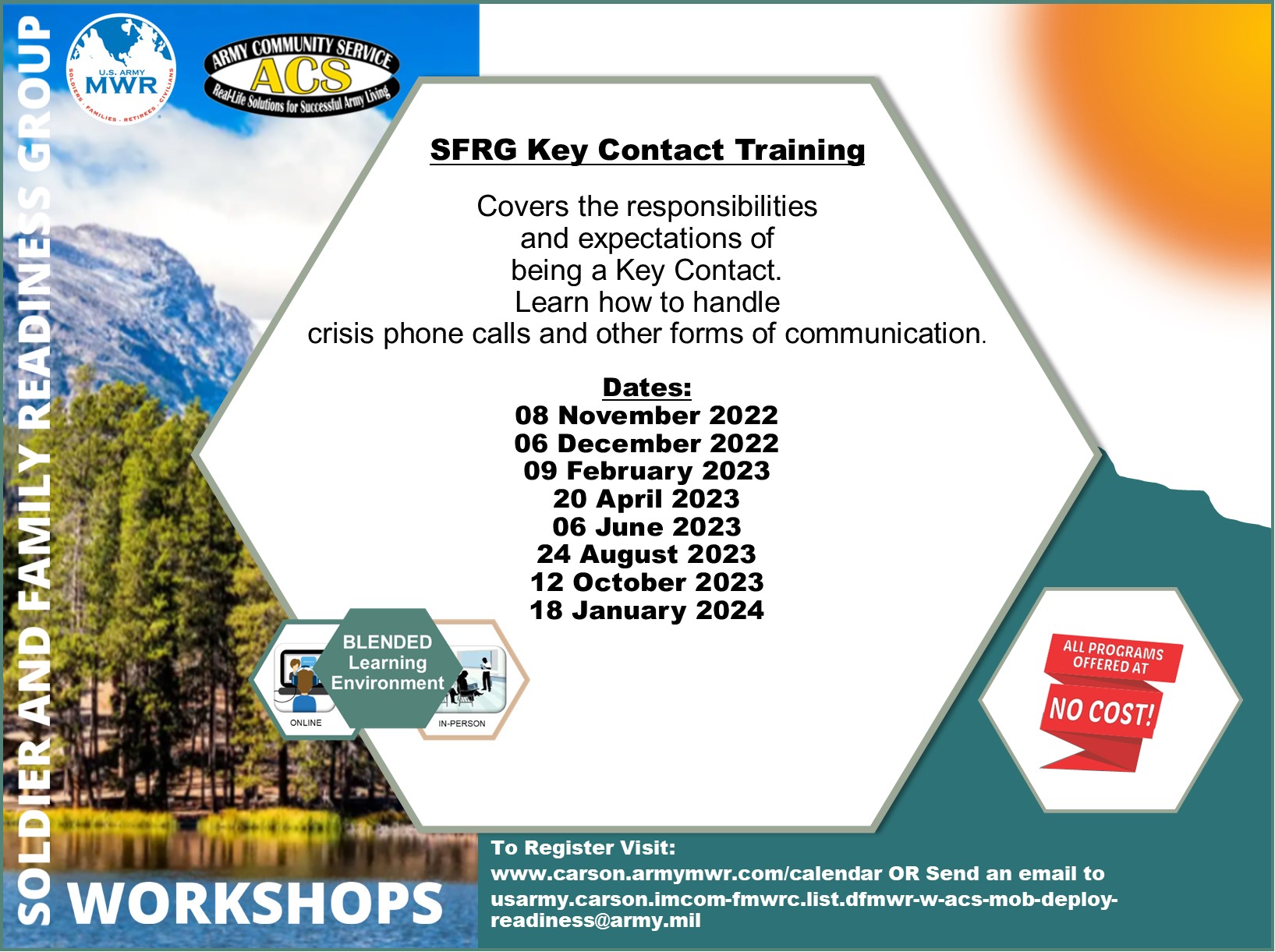 SFRG Key Contact Training