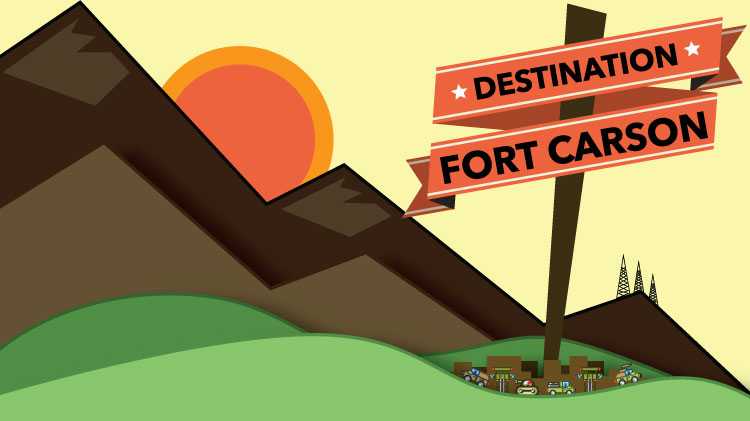 google maps fort carson