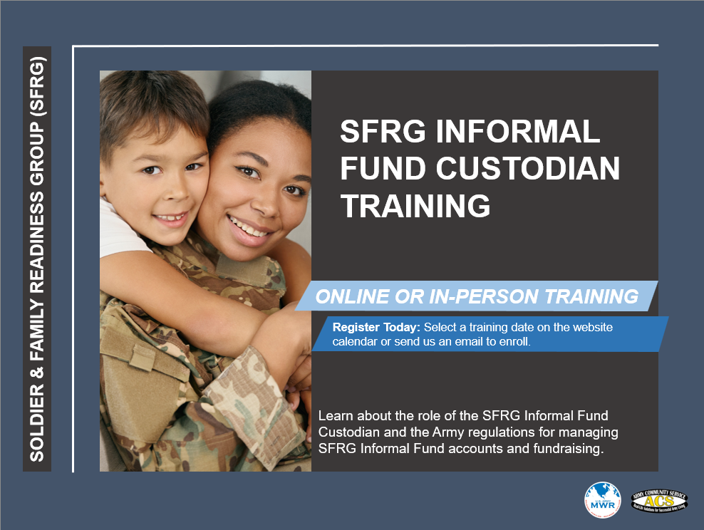 SFRG Informal Fund Custodian Training
