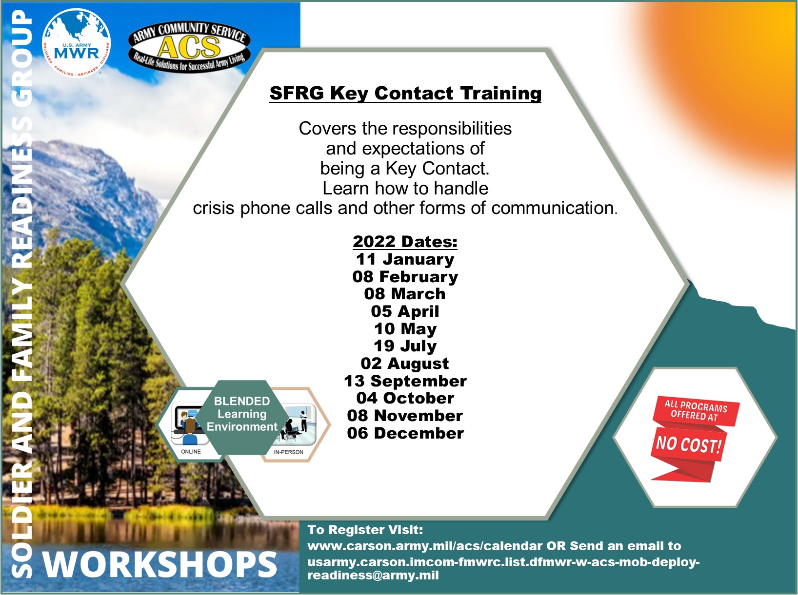 SFRG Key Contact Training
