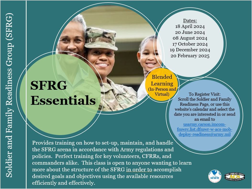 SFRG Essentials Training