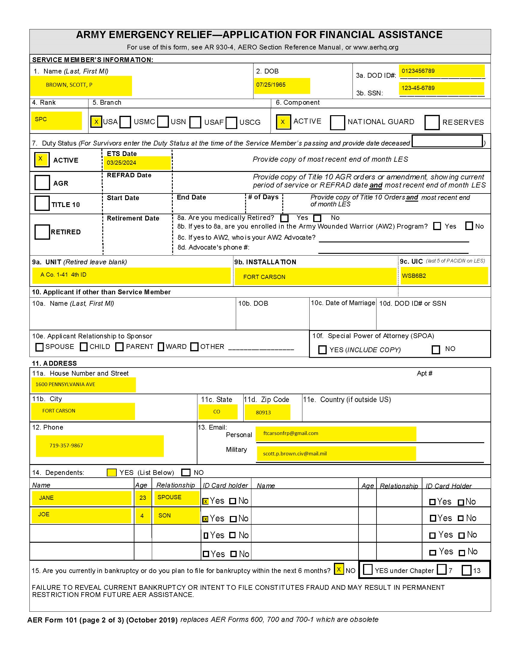 army aer eligibility