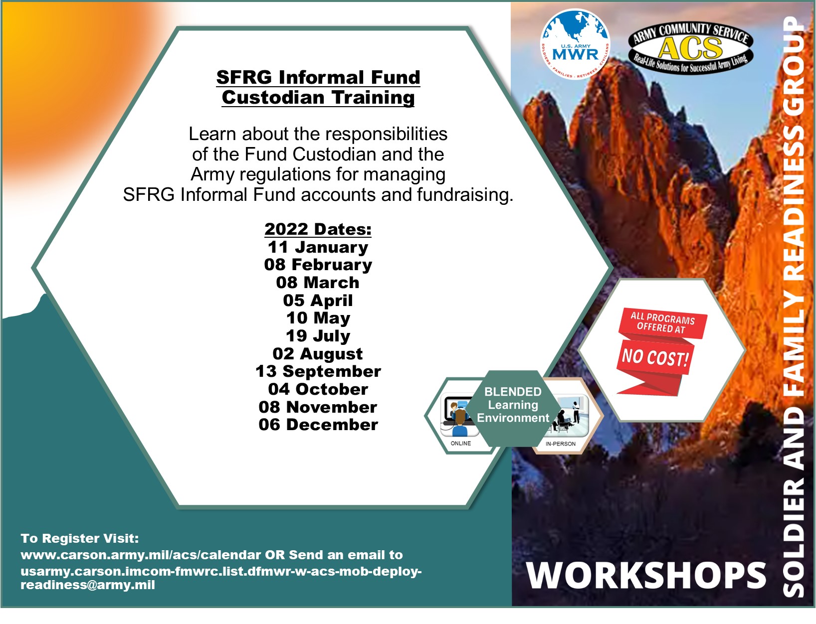 SFRG Informal Fund Custodian Training