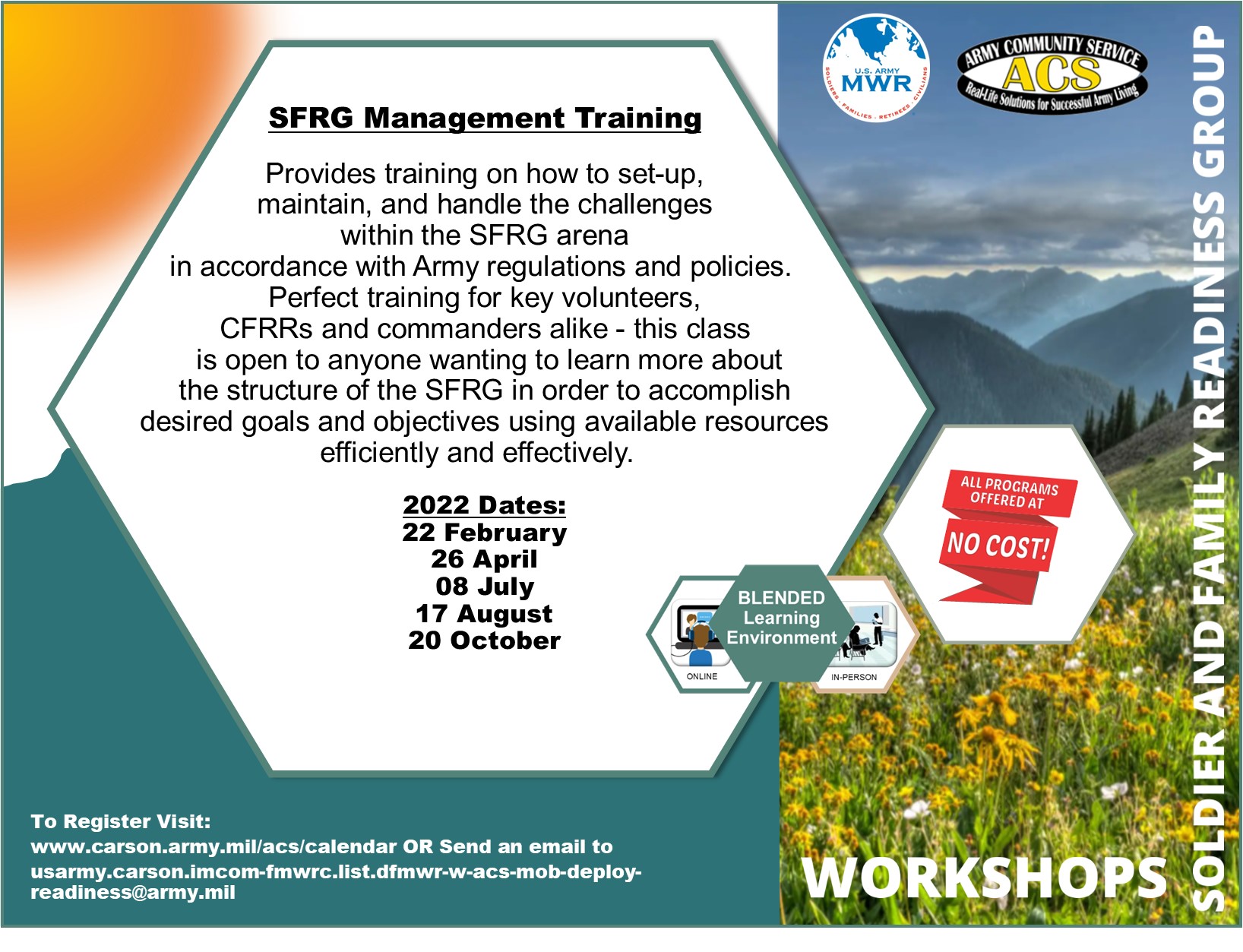 SFRG Management Training