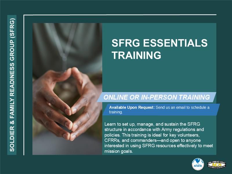 SFRG Essentials Training