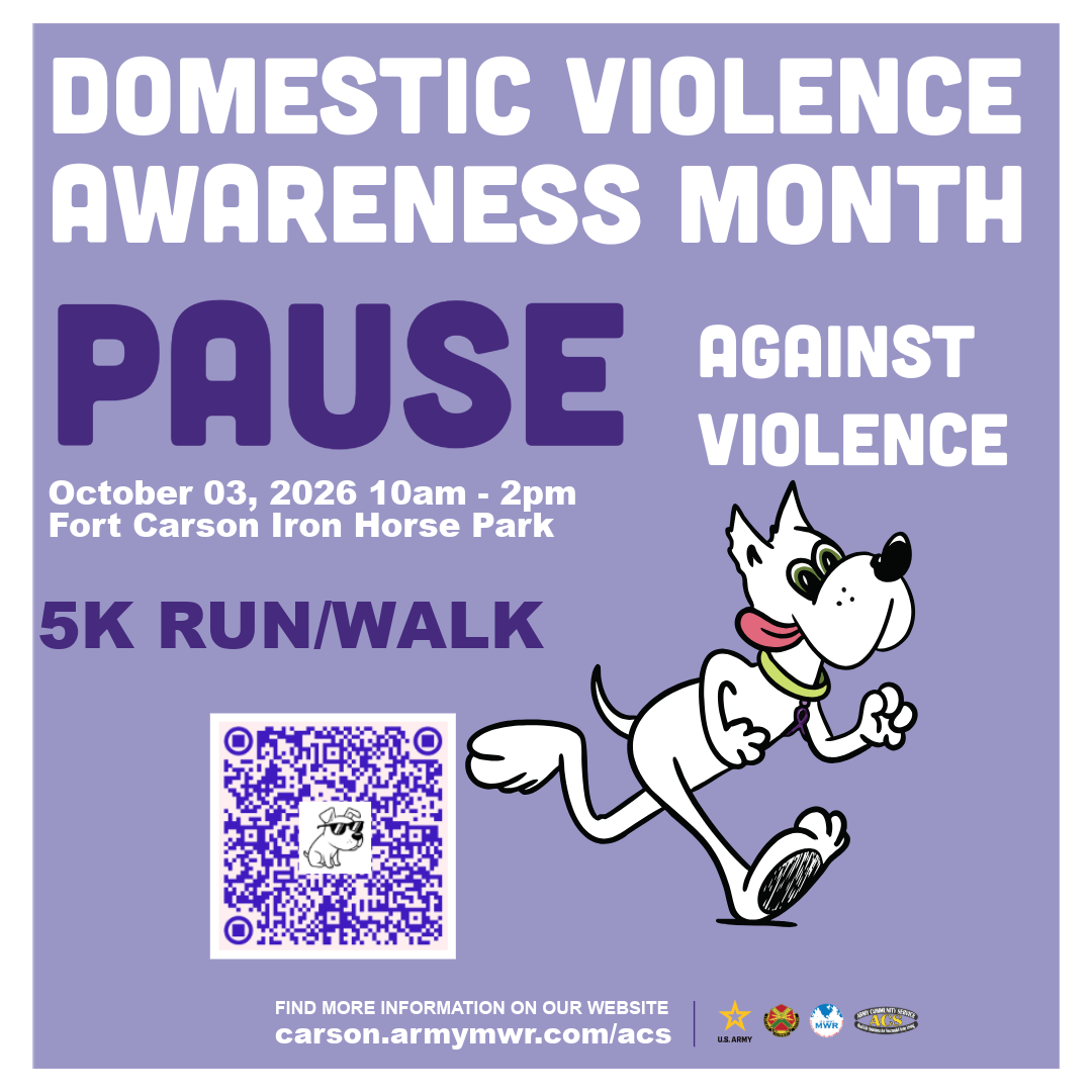 Domestic Violence Awareness Month 5K Run/Walk Pause Against Violence