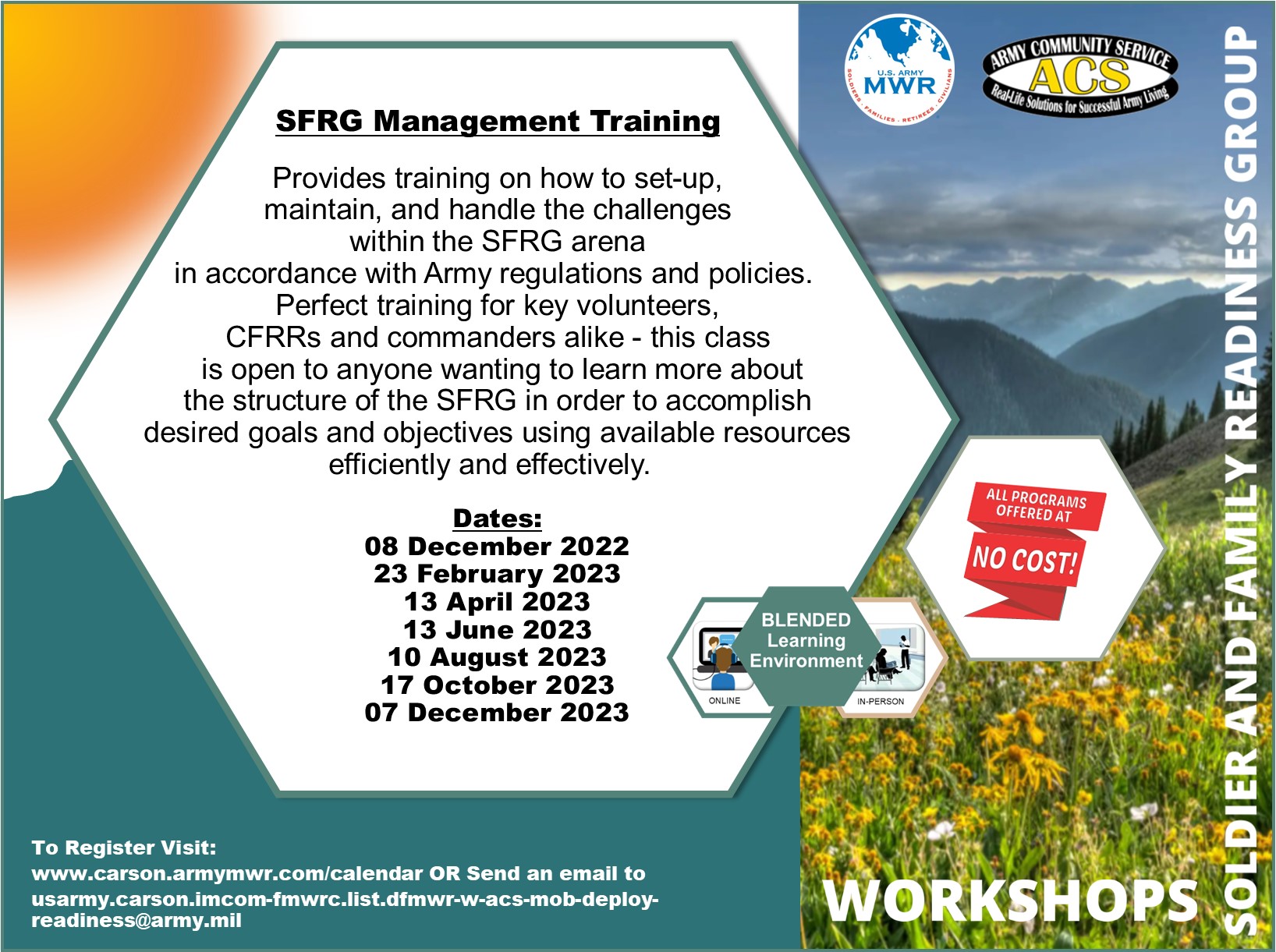 SFRG Management Training