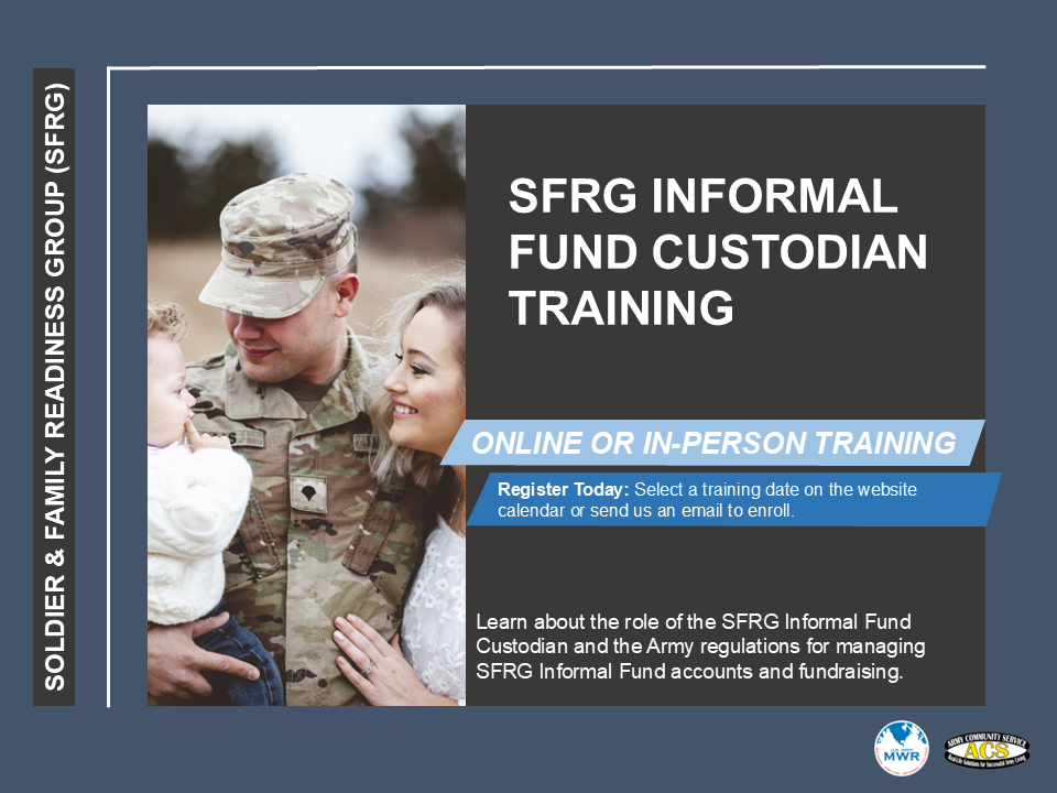 SFRG Informal Fund Custodian Training